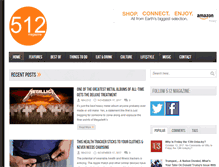 Tablet Screenshot of 512magazine.com